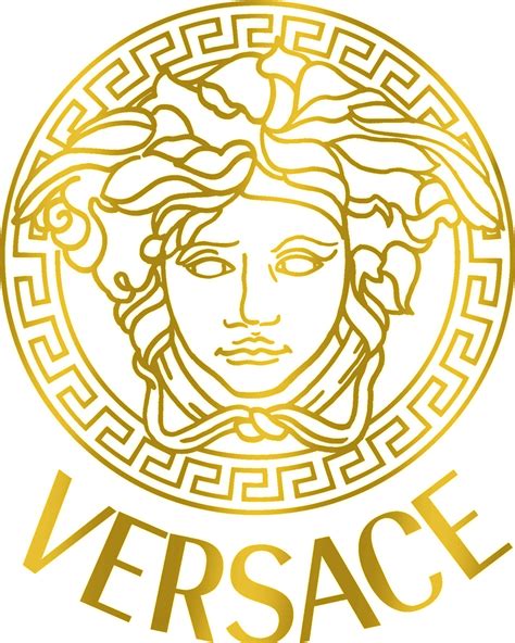 versace logo gold|versace full logo gold.